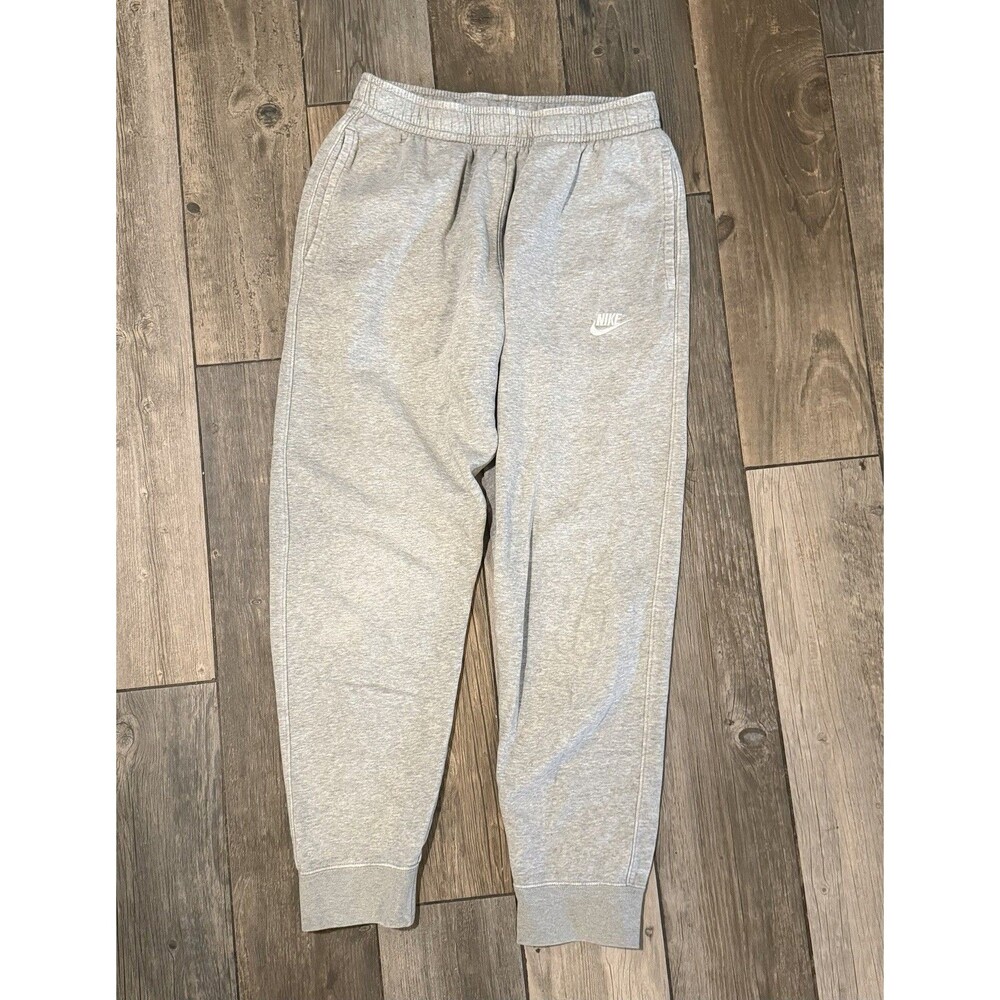 Nike Gray Embroidered Sweatpants Size M